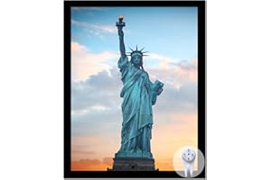 OMAIGAR 11x14 Picture Frame for 11by14 Poster Photo Canvas Certificate Black High Transparent Photo Frame Wall Desktop Horizontal Vertical 11 x 14