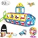 IMDEN Magnetic Blocks, Magnetic Building Set, Magnetic Tiles, Educational Toys for Baby/Kids, 92 Piece
