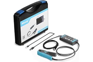 XEAST Micsig Oscilloscope Probe CP2100B Low Frequency AC/DC Current Probes, 2.5MHz Bandwidth 10A/100A Universal Current Measuring Tool with Standard BNC Interface