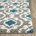 Rugshop Cozy Moroccan Trellis Indoor Shag Area Rug, 5'3