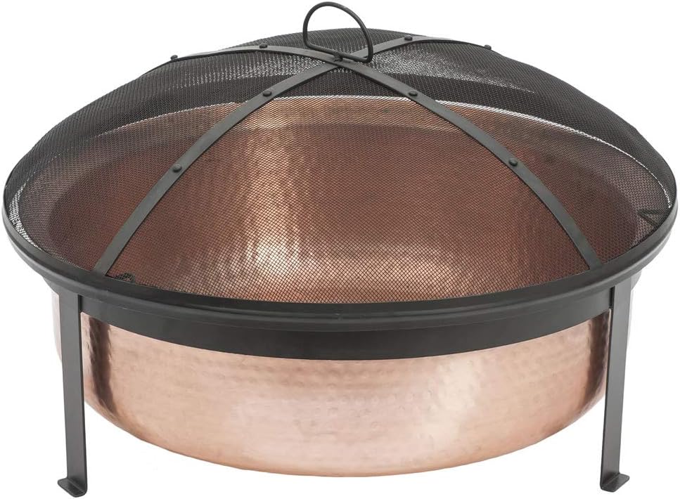 CobraCo Hand Hammered with Copper Fire Pit Tub