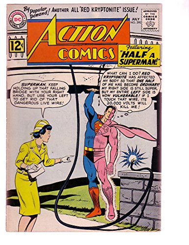 ACTION COMICS #290 1962-SUPERMAN-RED KRYPTONITE-LOIS VG/FN