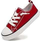 Toddler Little Kid Cushioned Canvas Shoes Slip On Sneakers Soft and Durable