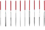 QWORK Needle File Set 3x140mm Diamond Mini Modelling Files 10Pcs view 1