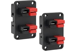 MOONDKIST 2Pcs Plug Mounting Panel, 45A 600V Mounting Bracket Panel Plug, Quick Connect/Disconnect Flush Mount Base Connectors for Anderson Plug