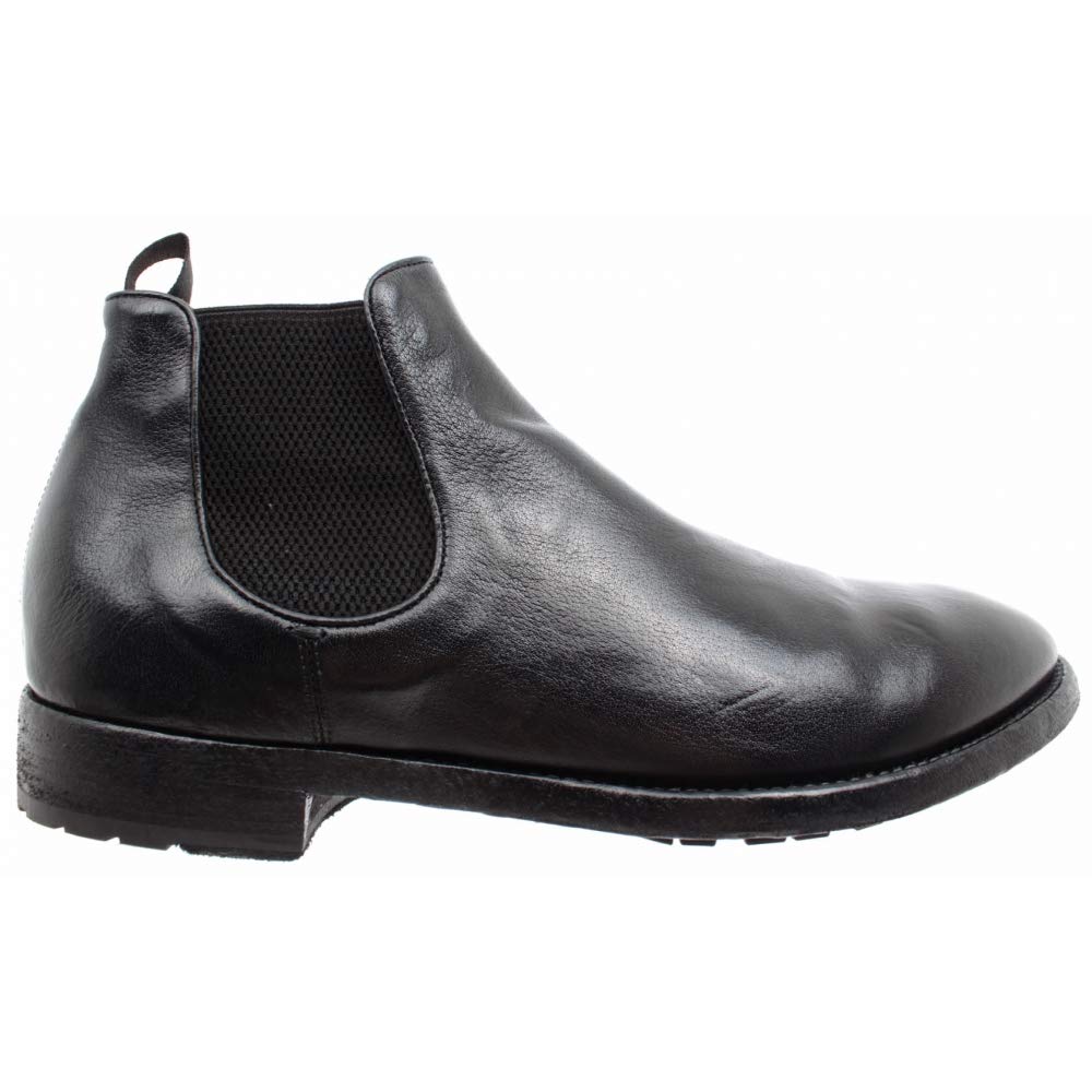 Officine Creative Men's Shoes Boots Princeton/017 Ignis T Nero Black Hand Italy