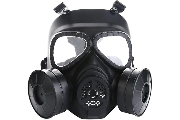 Sutekus M04 full face airsoft skull mask with built in cooling fan