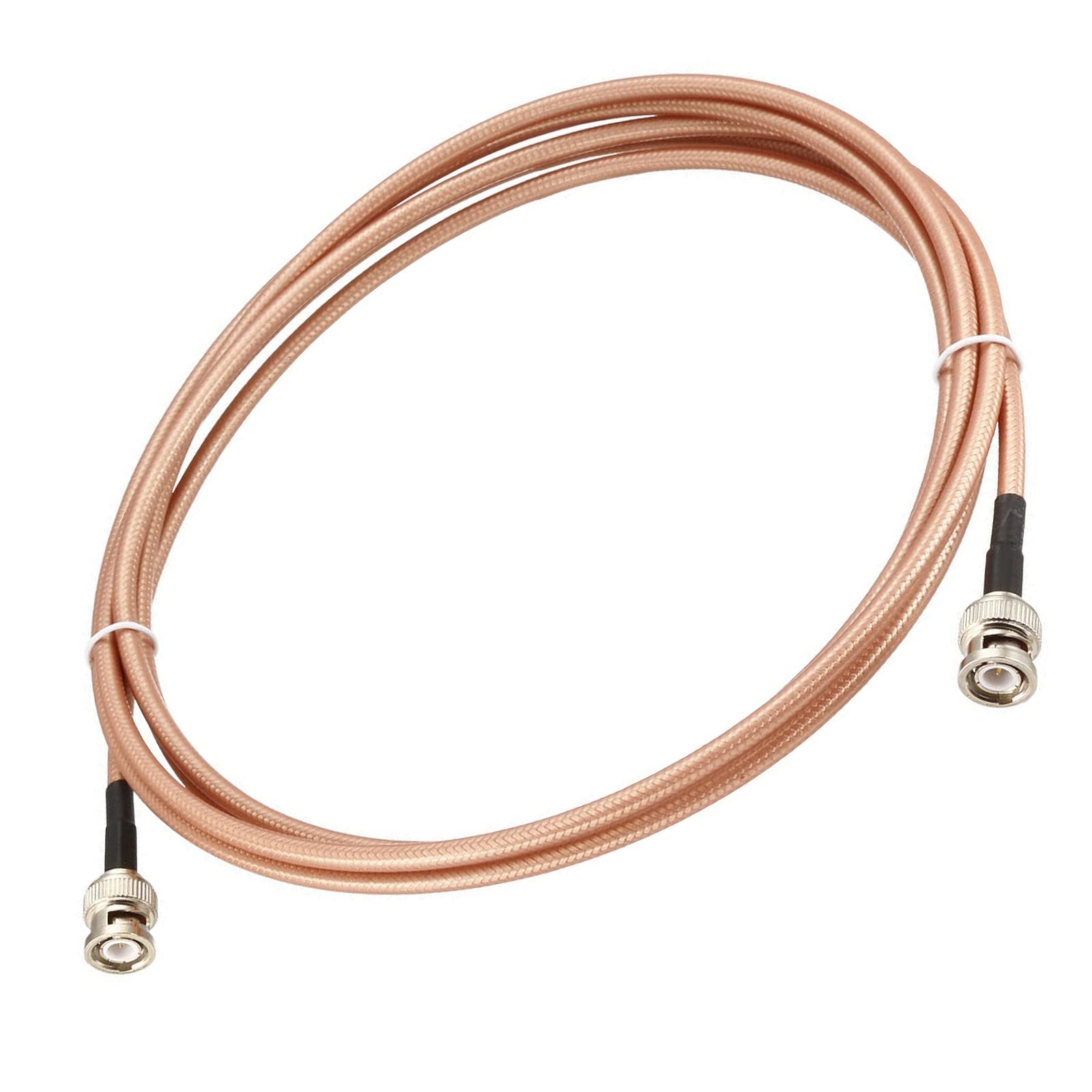 Rebower RG400 Coaxial Cables BNC Male to BNC Male, [for Video Signal Transmission] - 9Feet / 50 Ohm/Gold Tone / 1Pcs