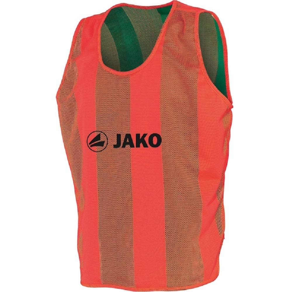 JAKO Men's Tank Top Reversible Markierungshemd Multi-Coloured Orange/Grün Size:02
