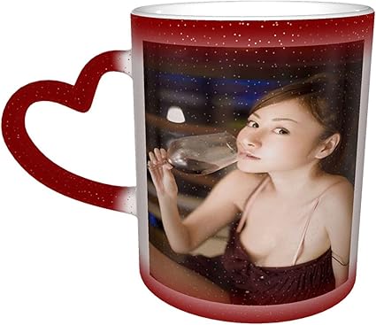 Amazon 宇野実彩子うの みさこ 5 人気セラミックウォーターカップ ハンドル付き 魔法の色を変えるカップ 感熱変色カップ 磁器カップ ティーカップ 色が変わるマグカッ 熱を保つ プ 火傷防止 無臭で耐久性 環境を守ること クリエイティブギフト None Brand ホーム