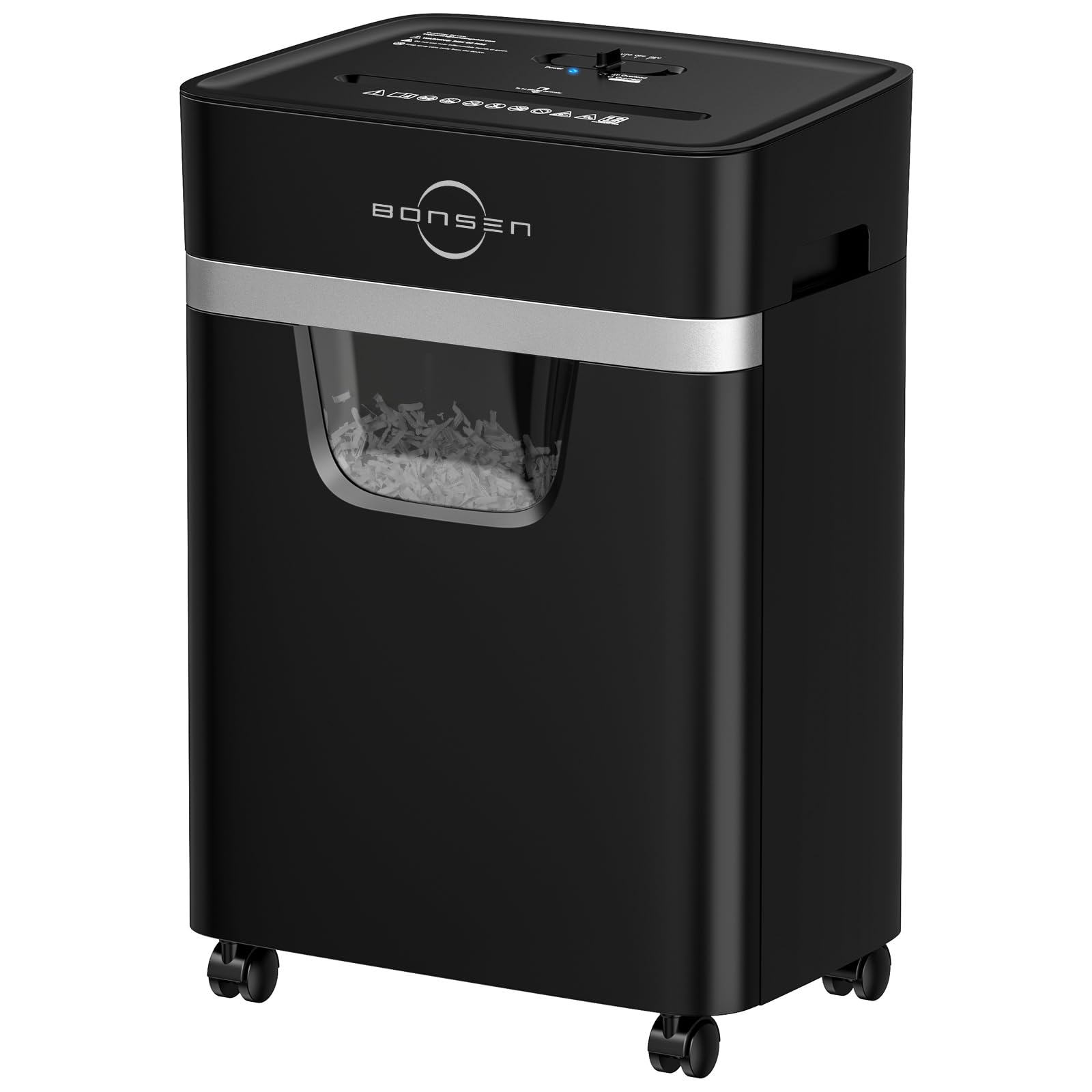 BONSEN 12-Sheet Paper Shredder for Home