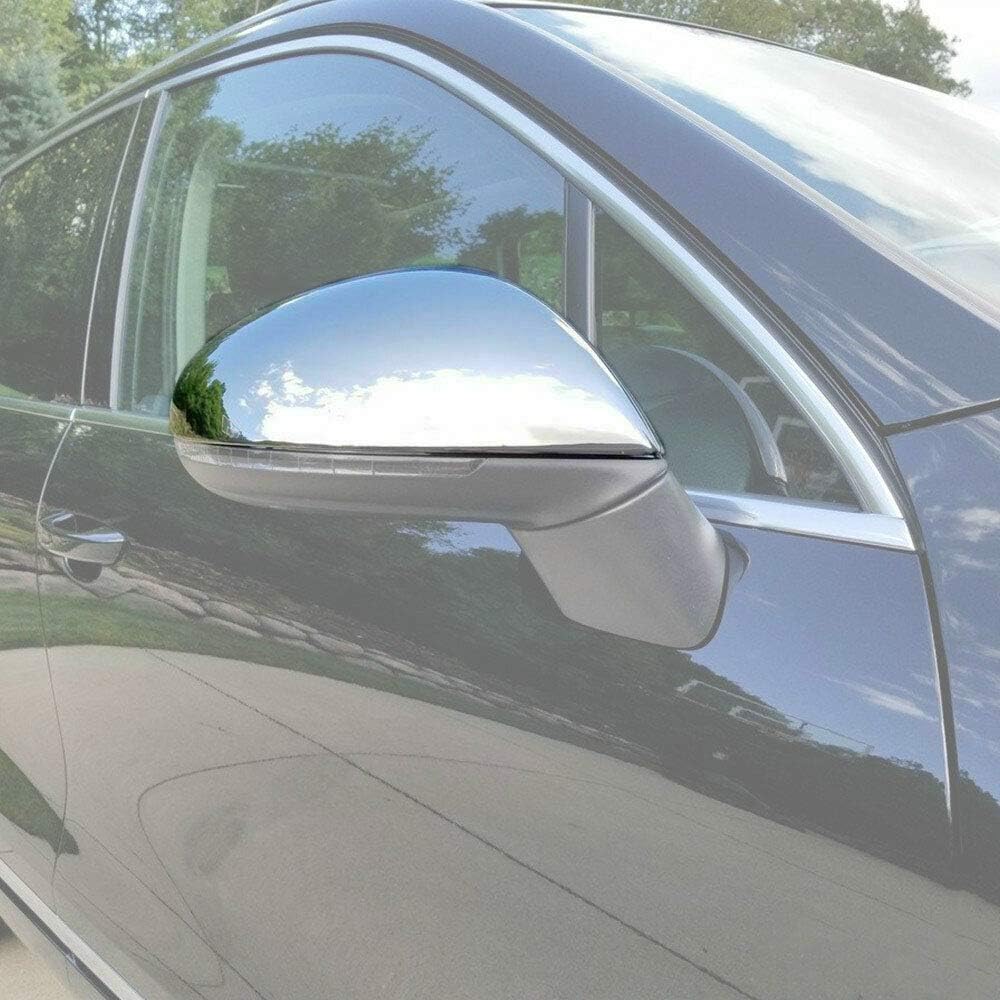 Stainless Steel Chrome Side Mirror Cover Cap Mirror Guard 2 pcs. for VOLKSWAGEN Touareg 2011-2017