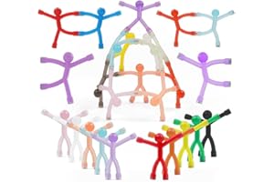 Junarter 20 Pack Magnetic People Figures, Colorful Magnet Man for Ages 15+, Humanoid Magnetic Men, Funny for Women, Fridge Magnets for Refrigerator, Office, Locker Decor, Whiteboard