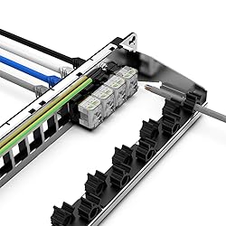 AMPCOM CAT6 Keystone Jack Tool-Less RJ45 UTP, No