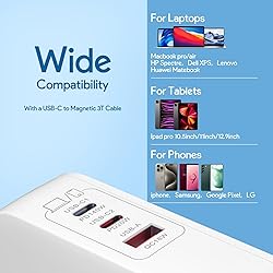 Mac Book Pro Charger, 160W 3-Port GaN Wall Charger