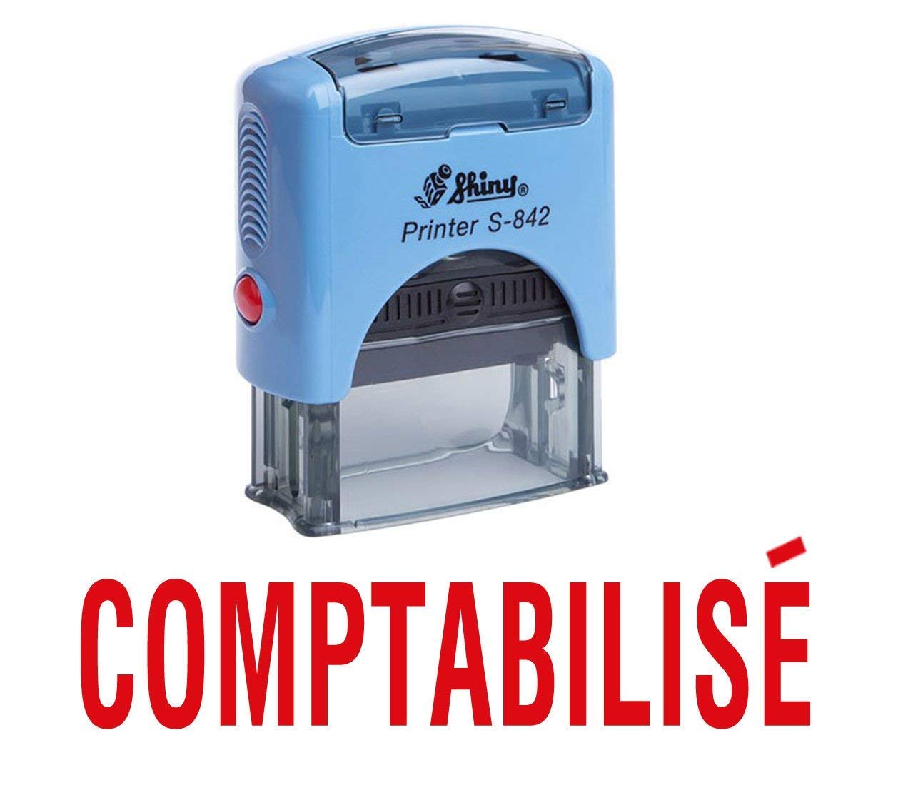 Printtoo Stamp COMPTABILISE Self-Inking Rubber Stationary Personalized Brilliant Stamp