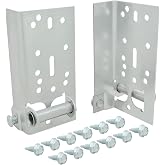 HardwareX Supply Garage Door Bottom Lifting Brackets for 7/16 inch Diameter Roller Stem
