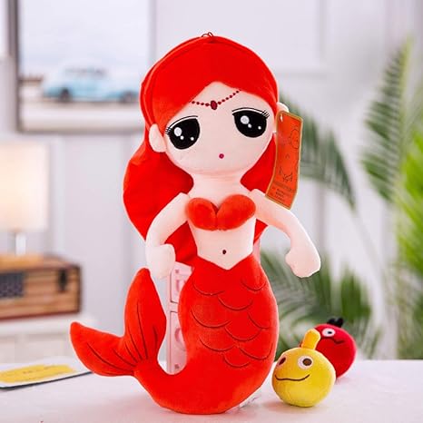 Amazon Co Jp かわいい人魚姫ラグドールぬいぐるみ少女人形人形子供睡眠枕リトルマーメイド ホーム キッチン