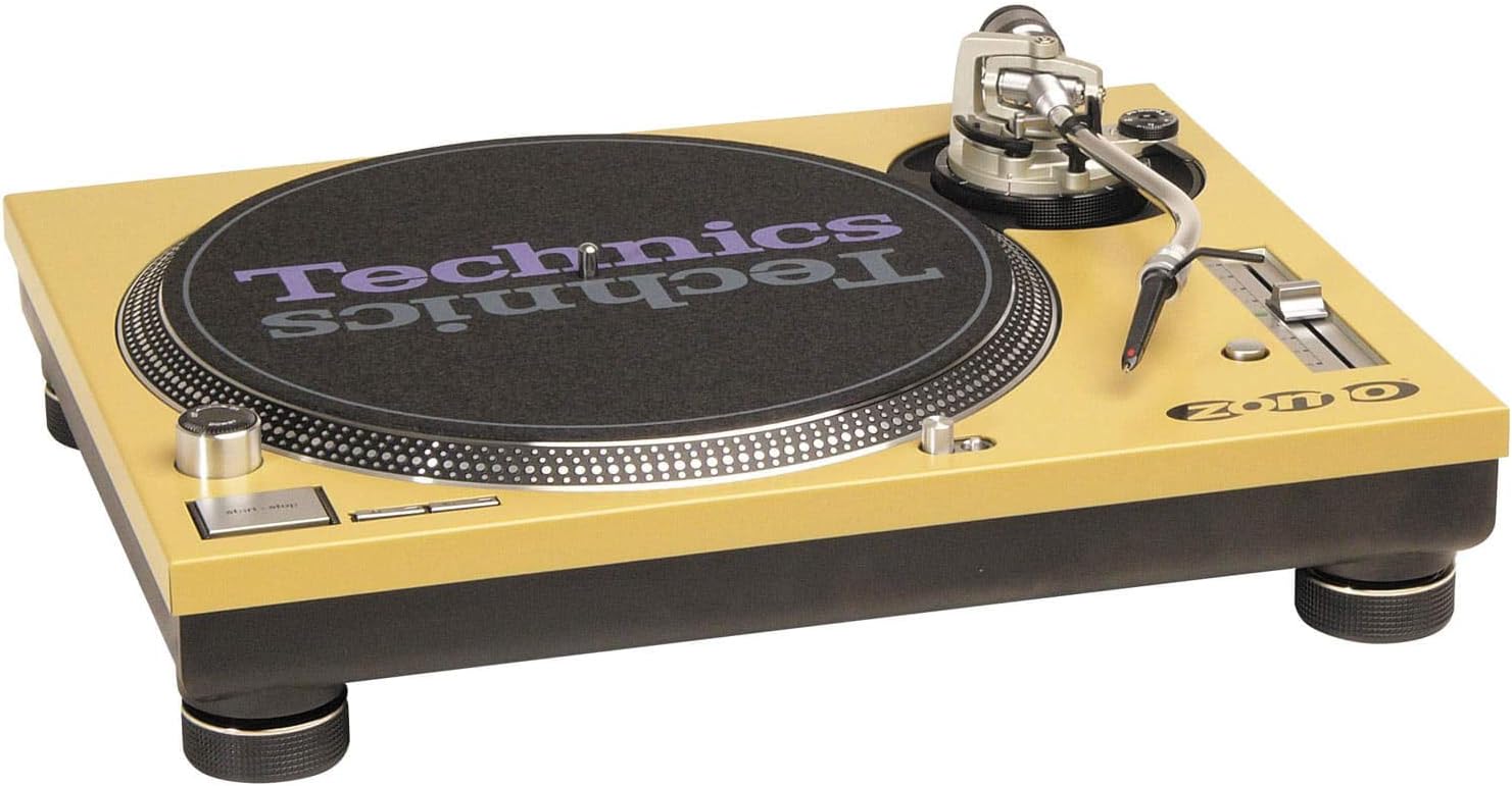 Zomo Faceplate Twin - Technics 12XX MK5 - Gold - Cover for Technics SL-1200 MK5 & SL-1210 MK5 in Twin Pack