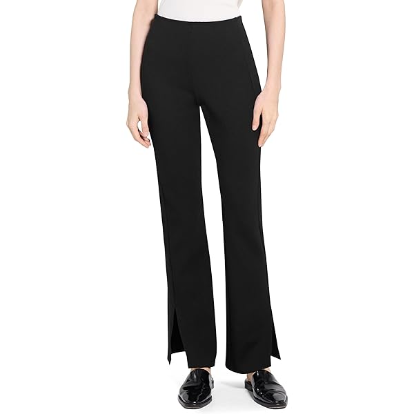 Theory Women's Flare Pants, Black, XXS-XS at Amazon Women's