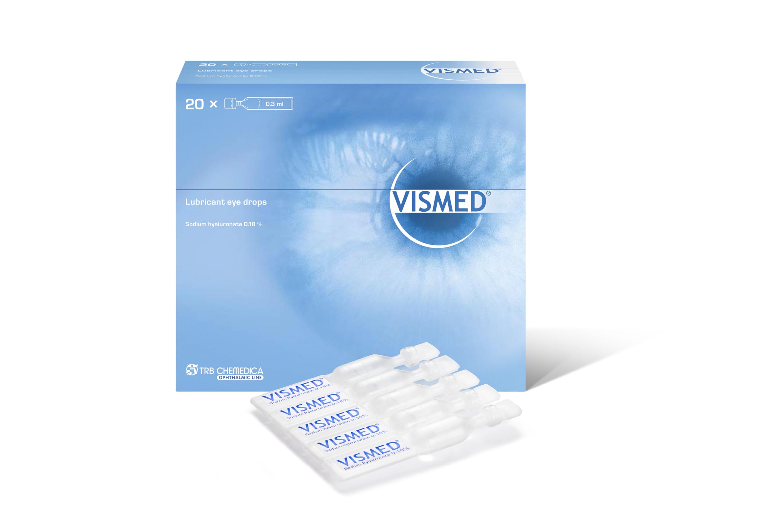 Vismed Preservative Free 20 X 0.3ml Eye Drops SH 0.18% (Pack of 1)