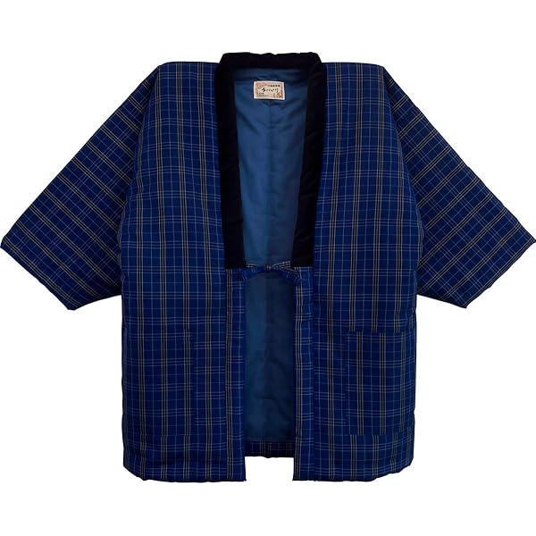 Festival Hanten Happi Coat (With an Obi Belt) SizeM,Blue