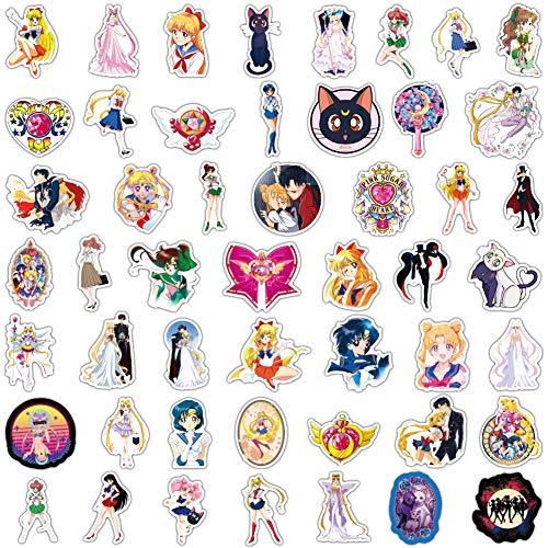 anime stickers cartoon network stickers 100pcs waterproof cute vinyl girl anime decal suitable for laptops water bottle book skateboard guitar pricepulse