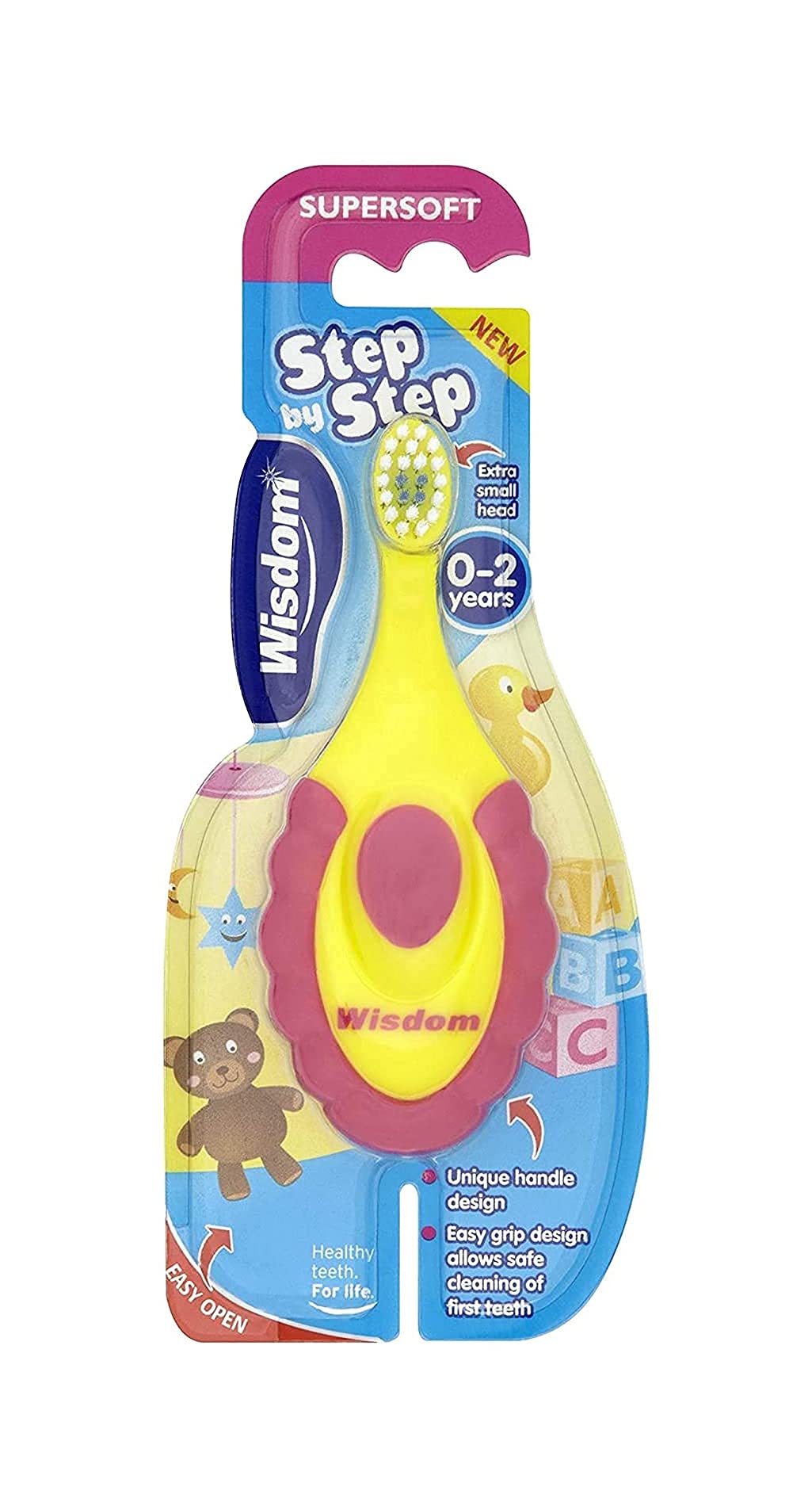 Wisdom Step By Step Super Soft Toothbrush For Children of 0-2 Year Old