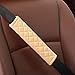 Carsemoo Bag,Soft Comfort Helps Protect You Neck and Shoulder from The Seatbelt Rubbing/Lrritation (Beige 2-Pack)