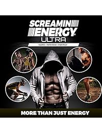 Screamin Energía ® Ultra, Pre-Workout Shot, French Roast café sabor caramelo, 24 Count