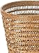 KOUBOO La Jolla Rattan Mesh Round Waste Basket, Garbage Container Bin, Wicker Waste Basket, Woven Trash Can Rubbish Basket for Bedroom, Bathroom, 11