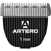 ARTERO Zirconia Clipper Blade 1 mm for X-Tron, Spektra and Faster | Ceramic Cutting Edge, Cutting Height 0.04 in, Replacement Head for Cordless Pet and Barber Machines