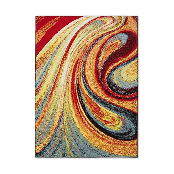 Home Dynamix Adja Modern Area Rug, Splash (5'2" x 7'2") The Home