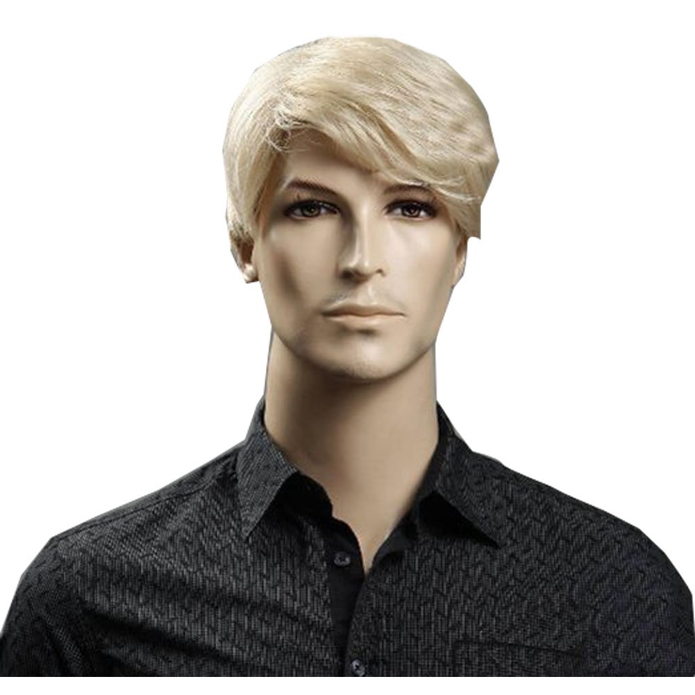 Kolighta Fashion Business Blond Wig Men Short Blond Wigs