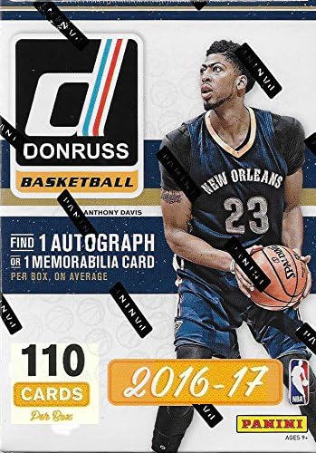 2016 2017 Donruss NBA Basketball Series Unopened Blaster Box of Packs Featuring One Autograph or Memorabilia Card Per Box!!