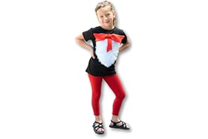 ComfyCamper Kids 3D Furry Shirt with Bow - Halloween Costume Cosplay Christmas Boys Girls Tshirt