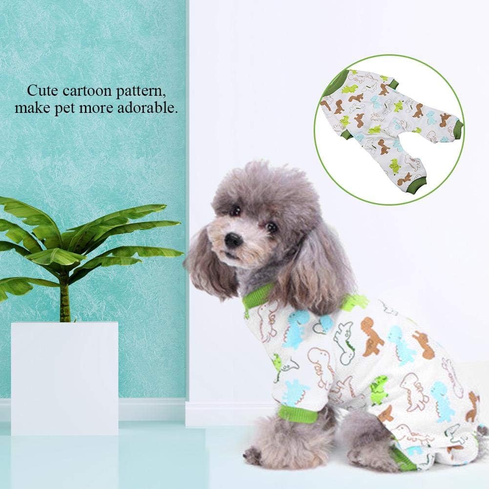TOPINCN Dog Puppy Cotton Jumpsuit Cat Small Pet Rompers Pajamas Clothing Soft Comfy Pets Apparel Home Daily Costume Bodysuit(M) - Image 5