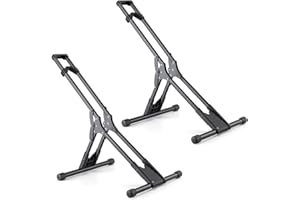 CHEPARK Bike Floor Stand Rack- Indoor Bike Stand for Garage/Home - Bike Storage Bicycle Parking Rack Fit 20”-29” Mountain Road Bikes (2 Bike Rack)