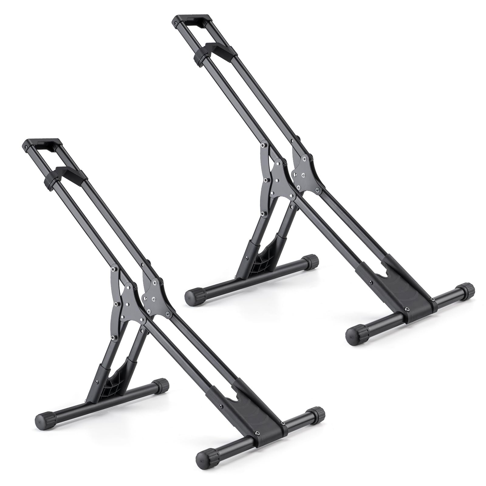 Photo 1 of CHEPARK Bike Floor Stand Rack- Indoor Bike Stand for Garage/Home - Bike Storage Bicycle Parking Rack Fit 20”-29” Mountain Road Bikes (2 Bike Rack)