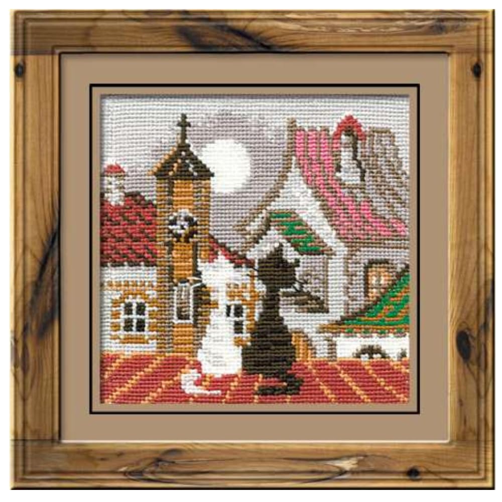 RIOLIS Cross Stitch Kit - 611 - City Cats Spring