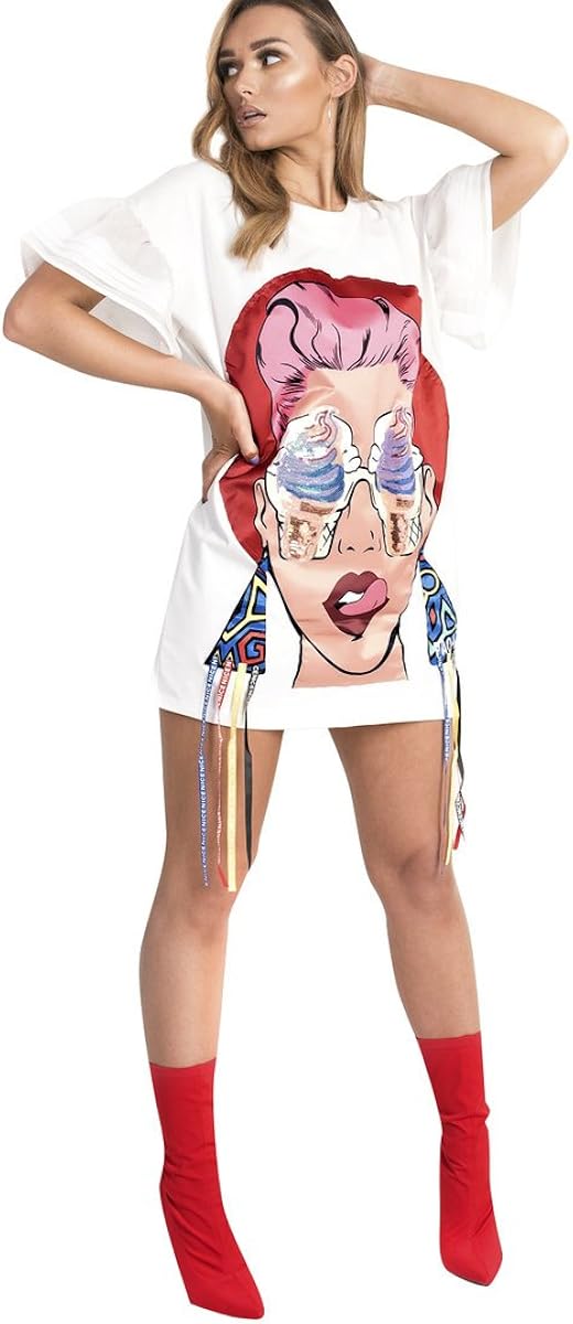 pop art t shirt dress