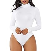 American Trends Bodysuit for Women Body Suit Long Sleeve Bodysuit Tops Turtleneck Leotards Shapewear