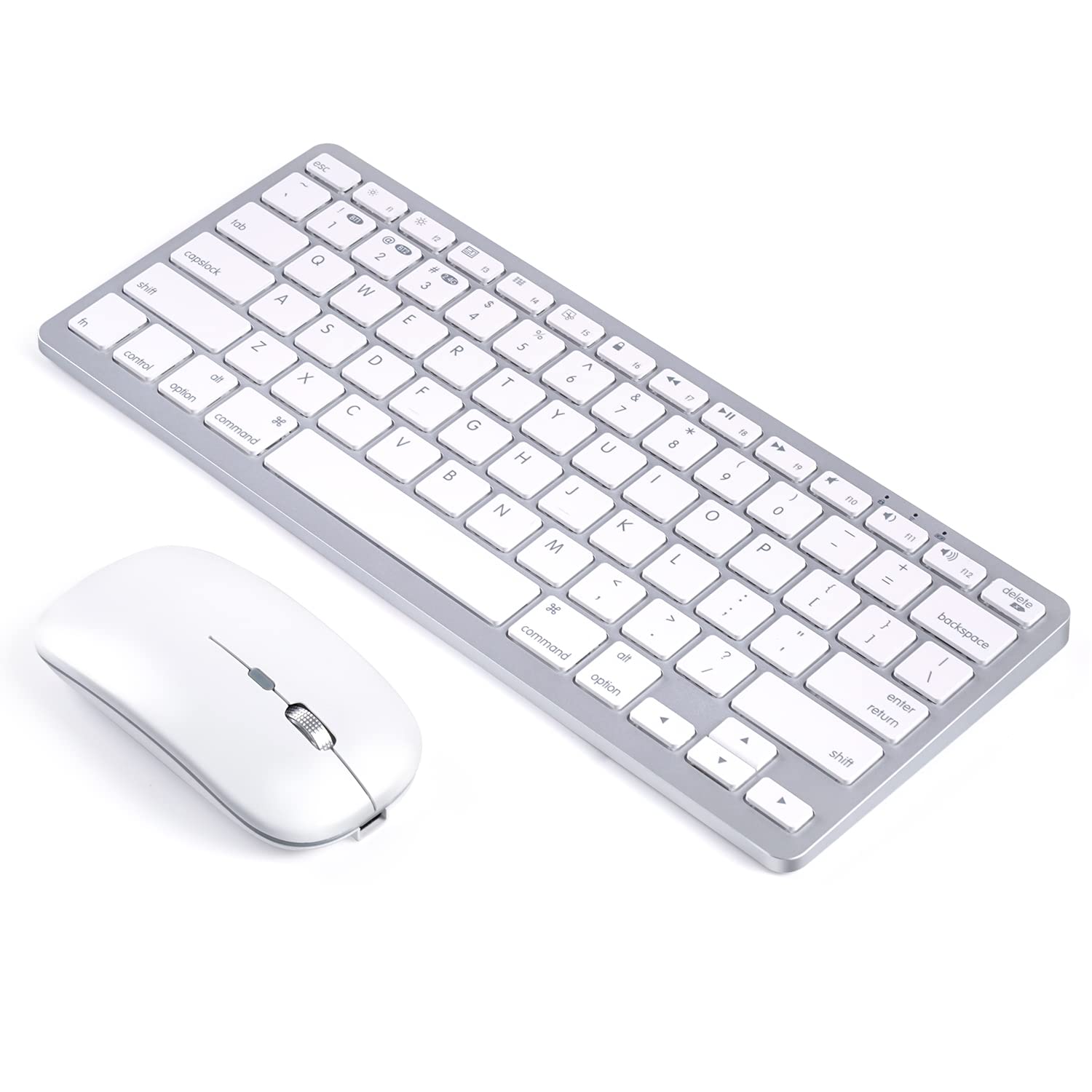 Photo 1 of Rechargeable Wireless Keyboard and Mouse Compatible with iMac MacBook and Windows Laptop Computer (Wireless Bluetooh)