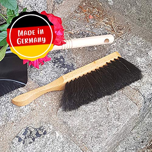 WALDKRAFT Handfeger Schweifhaar schwarz 30 cm | Hand-Besen aus Buchenholz FSC 100% | Kehrbesen Made in Germany (1… – Bild 5