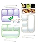 Bento Box Lunch Boxes for Adults Kids, Portion