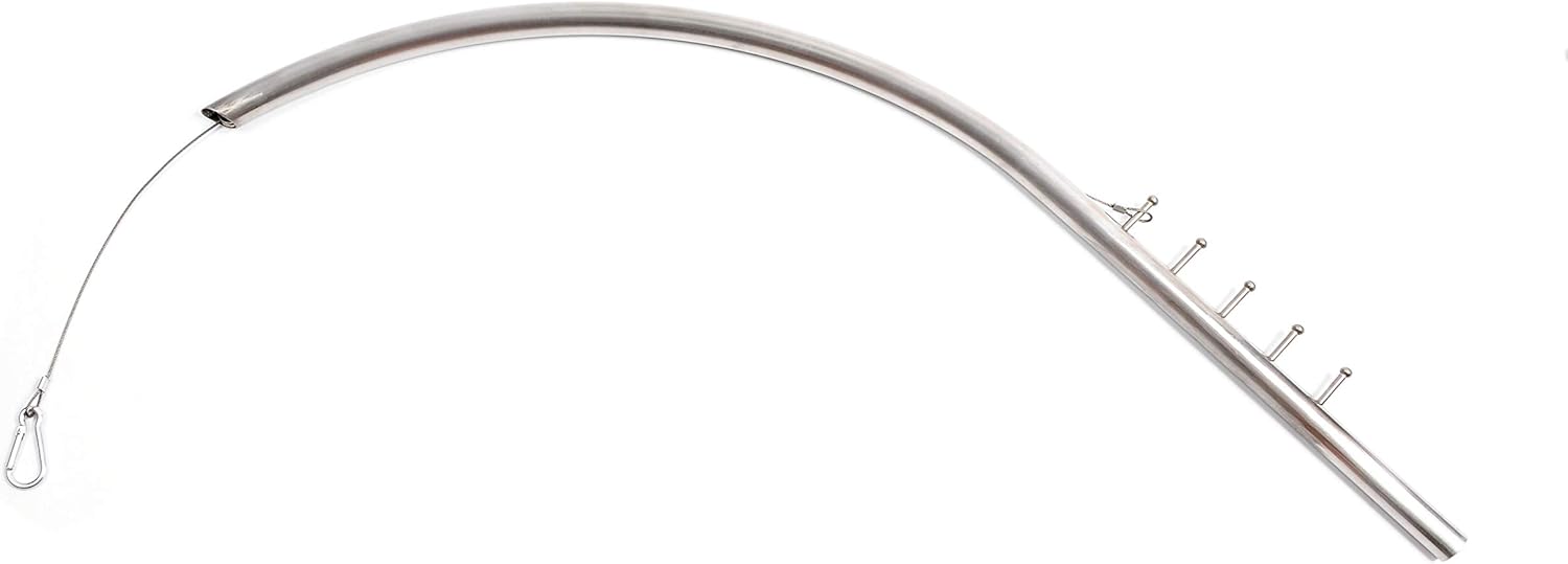 Grillgalgen für BBQ & Deluxe Grills 1,00 m Alu mit Seil