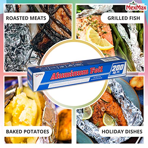 CHAMPS Standard Aluminum Foil 200 Square Feet Standard Foil Wrapping