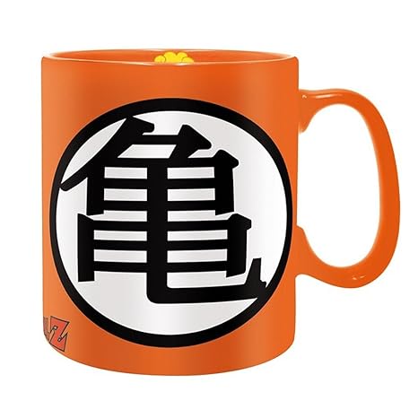 Dragonball Z - Keramik Tasse Riesentasse 460 ml - Kame Haus - Logo - Geschenkbox
