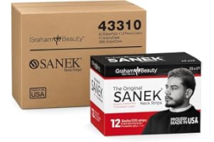 GRAHAM MEDICAL Sanek Neck Strips Master Case of 4 Cartons - 2880 Strips , 4 Count (Pack of 1)
