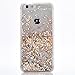 iPhone 7 / iPhone 8 Case with Floating Liquid - SUPVIN Liquid Phone Case for Girls, Fashion Flowing Liquid Floating Luxury Bling Glitter Sparkle Diamond Hard Clear Case for Apple iPhone 7 / iPhone 8
